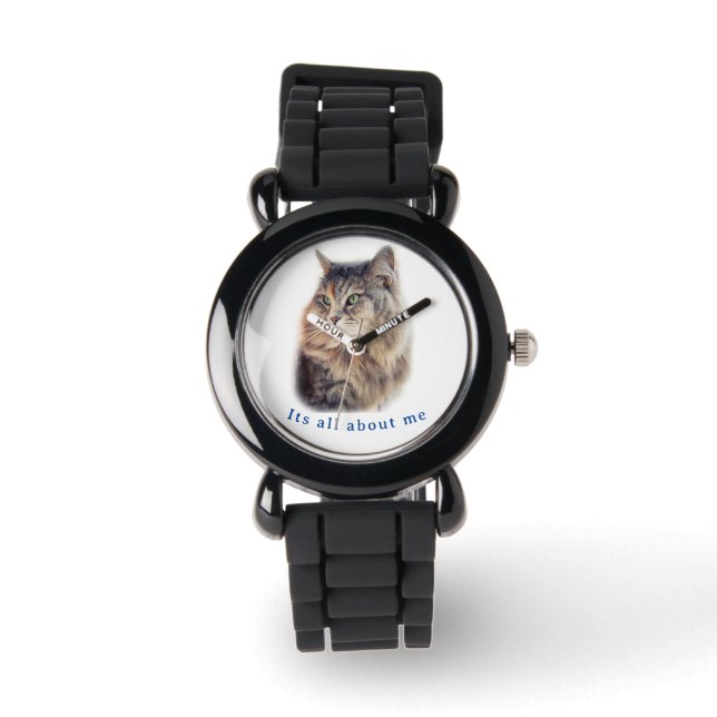 Katzen Armbanduhr (Vorderseite)