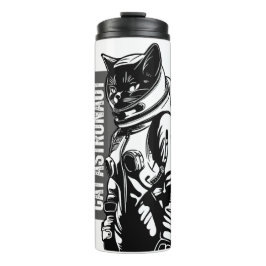 Katzen-Astronaut Thermosbecher