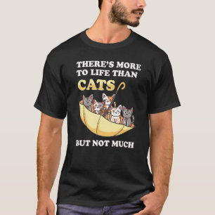 Katzen Auf dem Kopf Schirm Kitty Pet Spaß T-Shirt