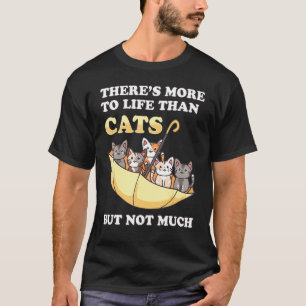 Katzen auf dem Kopf stehender Regenschirm Kätzche T-Shirt