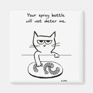 Katzen auf den Countertops - Funny Cat Magnet
