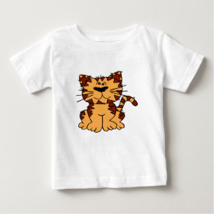 Katzen-Baby-Cartoont-stück Baby T-shirt