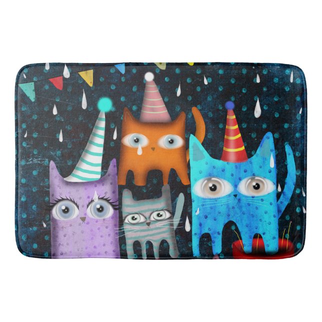 Katzen Badematte (Vorderseite)