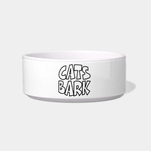 Katzen Bark Napf