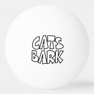 Katzen Bark Tischtennisball
