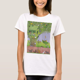 Katzen-Baum-Haus T-Shirt