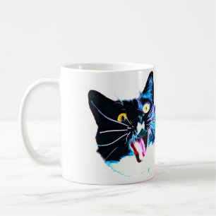 Katzen-Becher, den "ich kam, ich, sah, I FRAZZED, Tasse