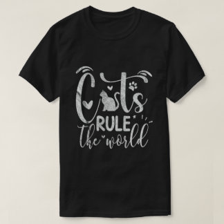 Katzen beherrschen die Welt T-Shirt