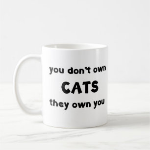 Katzen besitzen nicht kaffeetasse