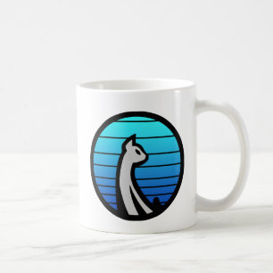 Katzen-Blau Tasse
