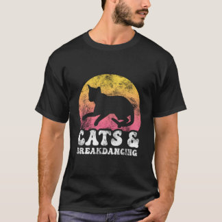 Katzen Breakdancing-Hobby T-Shirt