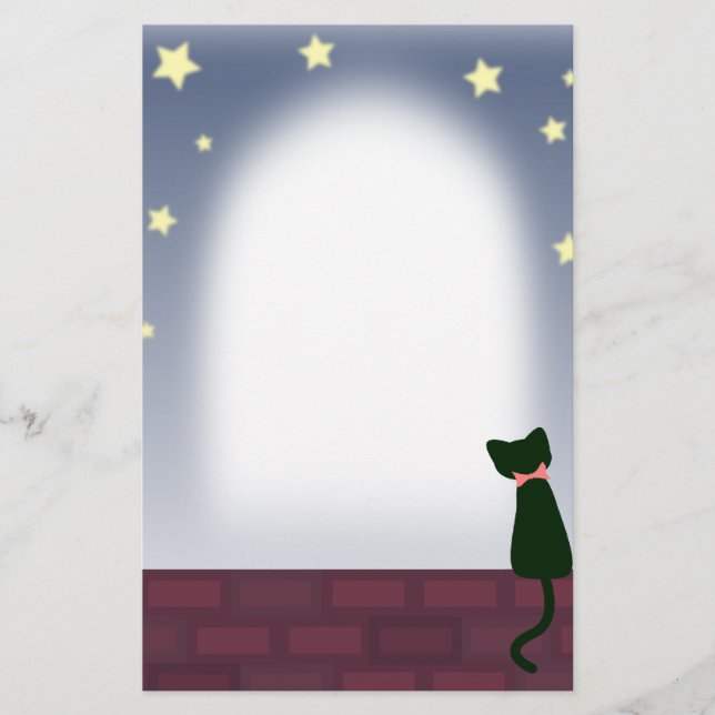 Katzen-Briefpapier Briefpapier (Vorderseite)