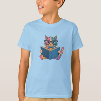 Katzen-Buch T-Shirt