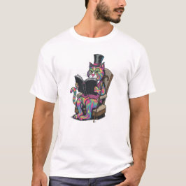 Katzen-Buch T-Shirt