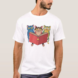 Katzen buchen T-Shirt