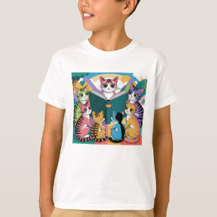 Katzen buchen T-Shirt