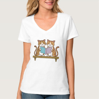 Katzen buchen T-Shirt