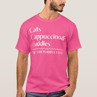 Katzen Cappuccino Kuscheltiere Perfekter Tag Retro T-Shirt