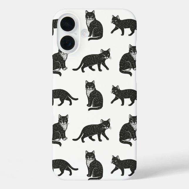 Katzen Case-Mate iPhone Hülle (Rückseite)