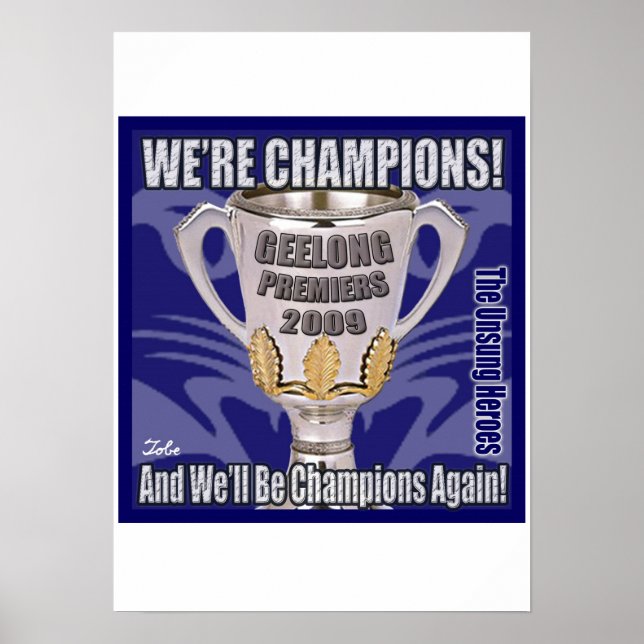 Katzen - Champions 2009 Poster (Vorne)