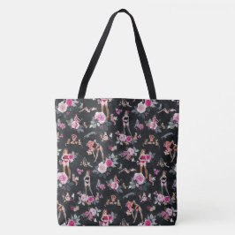 KATZEN-DAME FLORAL Hot Pink