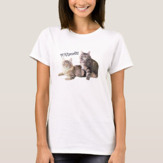 Katzen-Damen-T - Shirt PURRsonality
