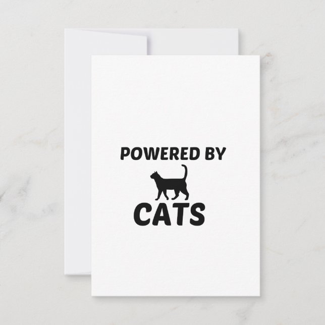 KATZEN DANKESKARTE (Vorderseite)