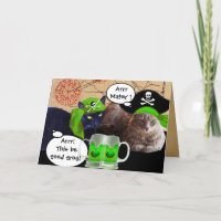 KATZEN DER IRISCHEN PIRATE / ANTIKABELKARTEN