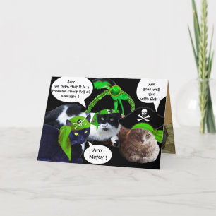 KATZEN DER IRISCHEN PIRATE / ANTIKABELKARTEN KARTE