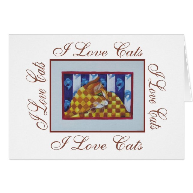 Katzen der Liebe I (Vorderseite (Horizontal))