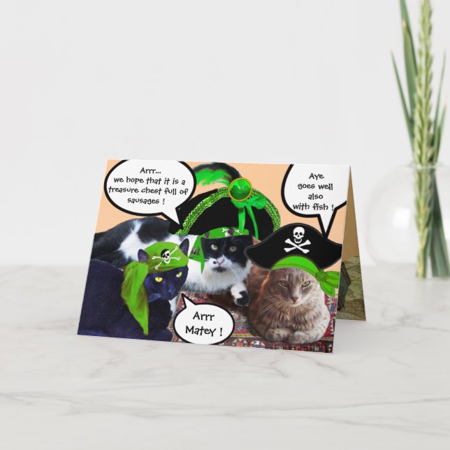 KATZEN DER PIRATE UND KARTEN DER ANTIKEN PIRATEN (Vorderseite)