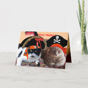 KATZEN DER PIRATE UND KARTEN DER ANTIKEN PIRATEN