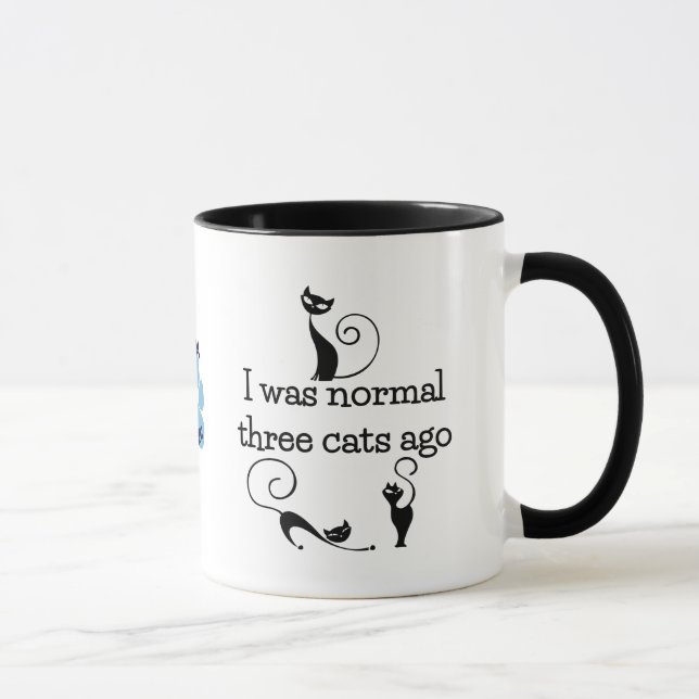 Katzen des Normal-vor 3 Kaffee-Tasse Tasse (Rechts)