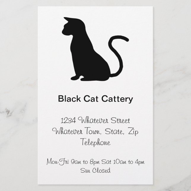 Katzen-Designkatterie Flyer (Vorne)