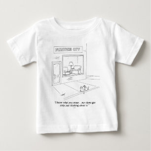 Katzen, die Möbel kratzen Baby T-shirt
