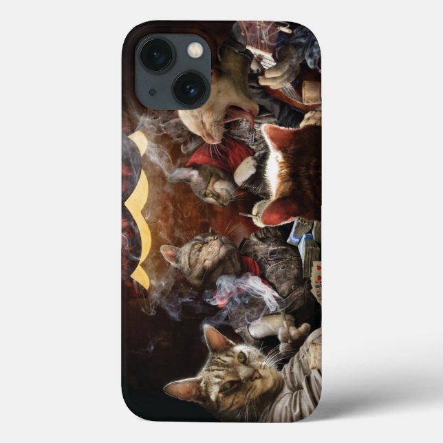 Katzen, die Poker spielen Case-Mate iPhone Hülle (Rückseite)