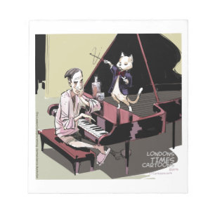 Katzen, die übernehmen und alles komisch machen notizblock