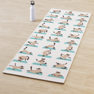 Katzen, die Yoga Mat Yogamatte