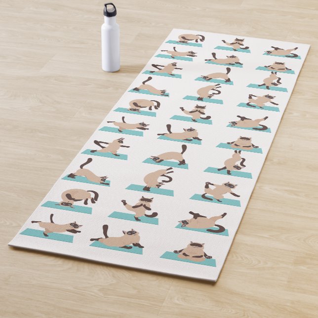 Katzen, die Yoga Mat Yogamatte (Beispiel)
