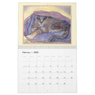 KATZEN! Eine Katze im Monat Kalender
