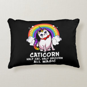 Katzen-Einhorn magisches Caticorn Dekokissen