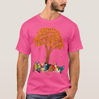 Katzen fallen Herbstleaf Baum Lover Season Fan Cal
