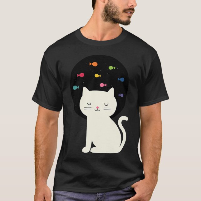 Katzen Fantasy T-Shirt (Vorderseite)