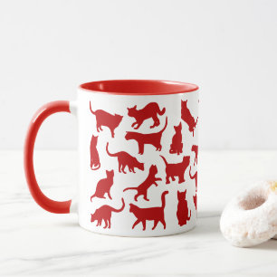 Katzen Farbe Rot Tasse
