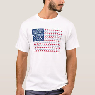 Katzen-Flagge T-Shirt