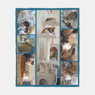Katzen-Fleece-Decke Fleecedecke