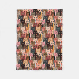 Katzen-Fleecedecke Fleecedecke