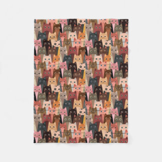 Katzen-Fleecedecke Fleecedecke