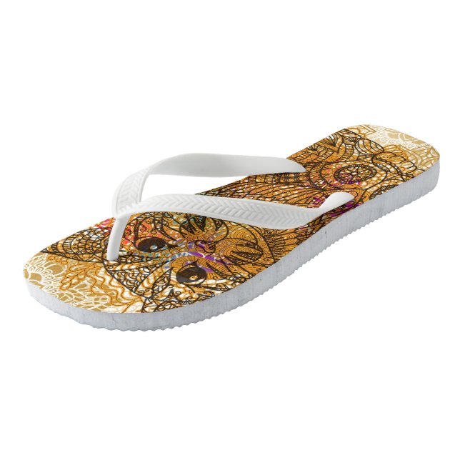 Katzen Flip Flops (Schrägansicht)