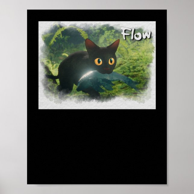 Katzen-Flow-Animationsfilm-Aufkleber Poster (Vorne)